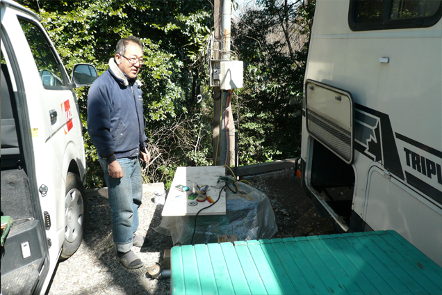 愛車と社長