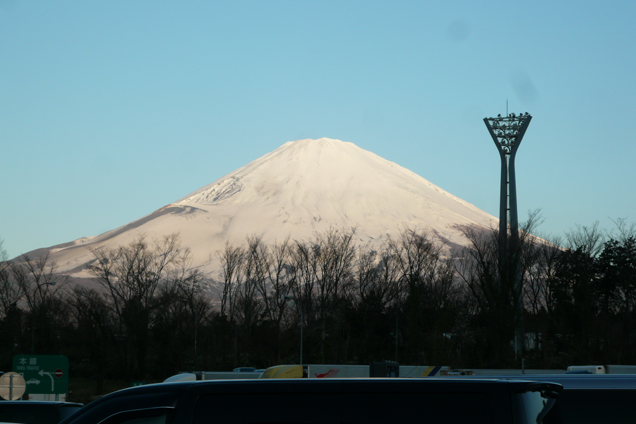 足柄PA～富士山
