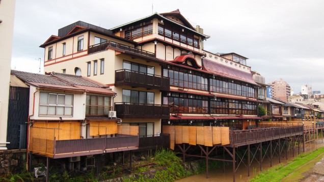 鴨川沿い