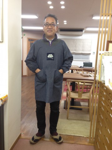 社長割烹着